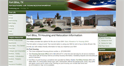 Desktop Screenshot of fortblisshousing.com